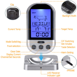 Digital insertion cooking / kitchen thermometer and for barbeque, gray color, model TG01